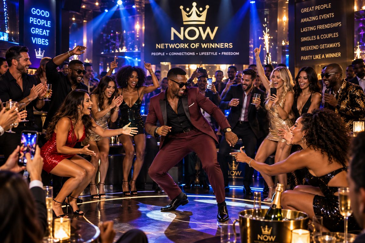 Winners together at a Network of Winners event